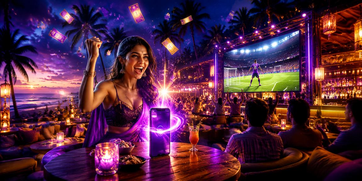 Scenic beach view representing lottery and gaming entertainment in Goa