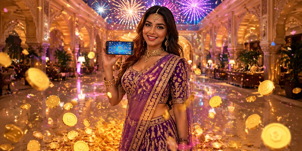 Relaxed Indian player using mobile fishing game